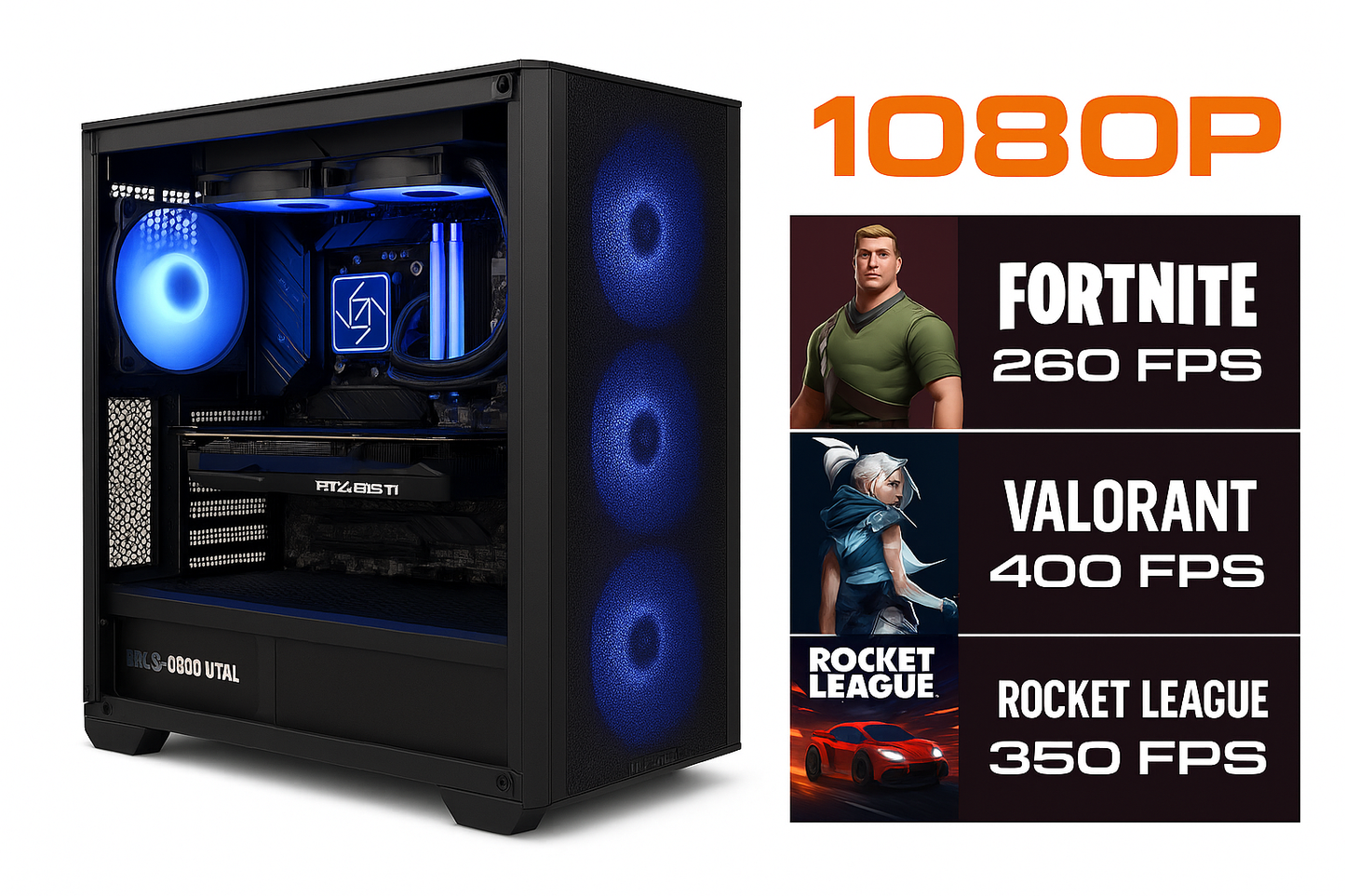 PC Gaming Falcon RTX 5060 Ti - Ryzen 5 7600X - 32Go DDR5 - SSD 1To